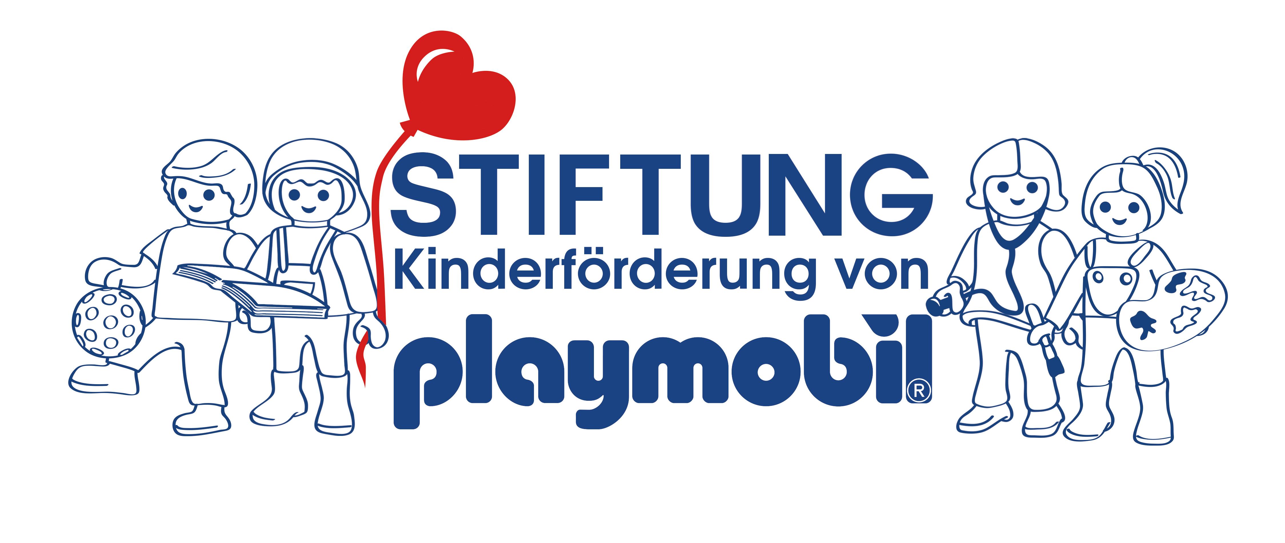 Stiftung Kinderförderung von Playmobil Logo Playmobil Stiftung